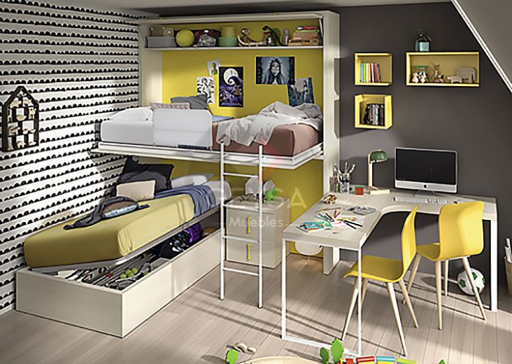 muebles geysa, tu tienda en murcia, juvenil abatible